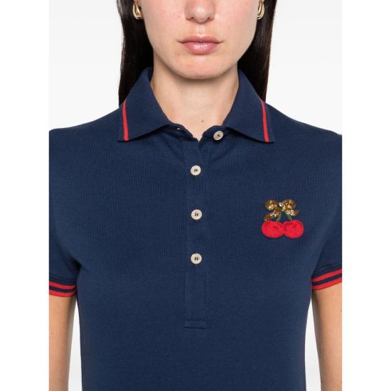 25FW 발렌티노 가라바니 폴로 티셔츠 7B3MH01B9G4 D51 BLUE - VALENTINO GARAVANI