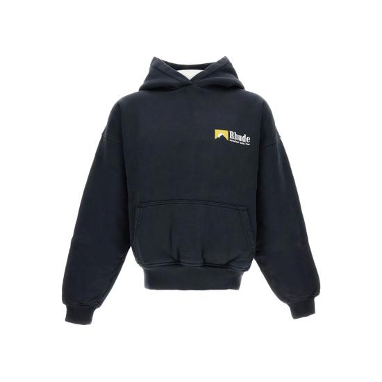 25FW 루드 후드 티셔츠 RHPF25HO07012 0027 BLACK