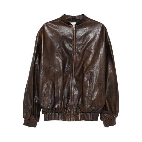 25FW 마그다뷰트림 봄버 자켓 SKORA 12 BROWN