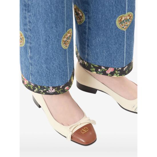 25FW 발렌티노 가라바니 플랫 슈즈 7W2S0MR8DDT AHA NEUTRALS BROWN - VALENTINO GARAVANI