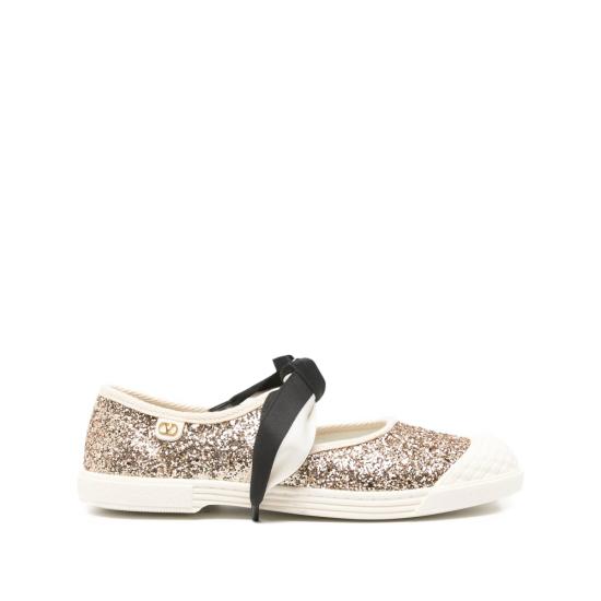 25FW 발렌티노 가라바니 플랫 슈즈 7W2S0LH9ZKC ADU GOLD NEUTRALS