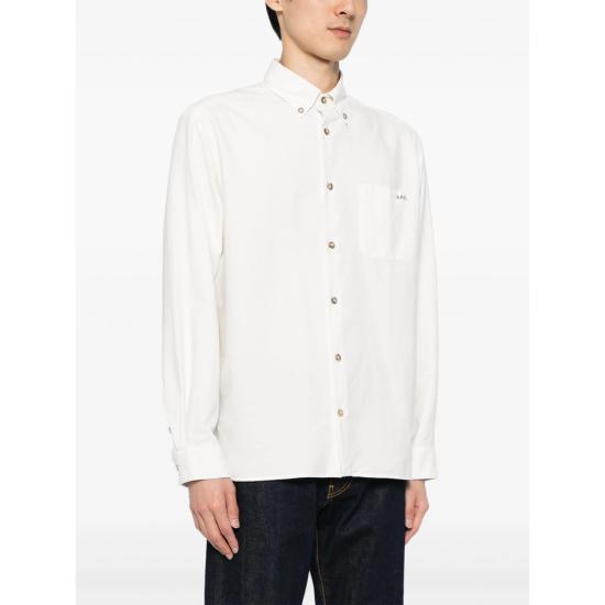 25FW 아페쎄 셔츠 COHAH H12599 AAC WHITE - A.P.C.
