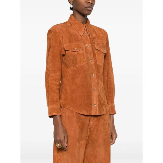 25FW 이자벨마랑 셔츠 C3B03I CH0256FA 50CO BROWN - ISABEL MARANT