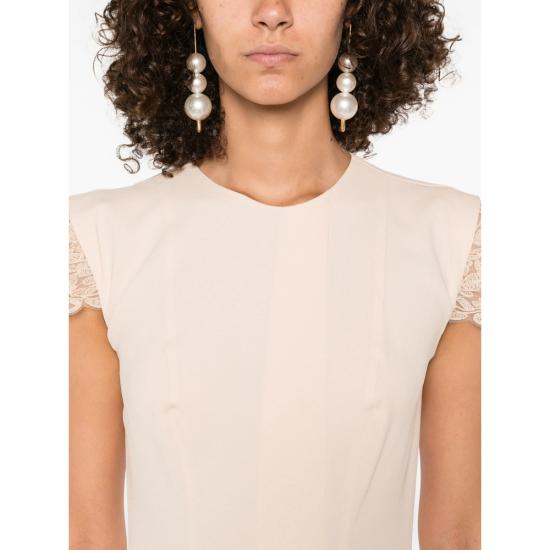 25FW 에르마노 설비노 롱 원피스 D472Q303WXW 21011 PINK - ERMANNO SCERVINO