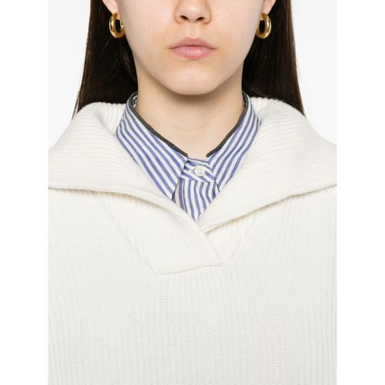 25FW 브루넬로 쿠치넬리 자켓 M16725102 C2723 WHITE - BRUNELLO CUCINELLI