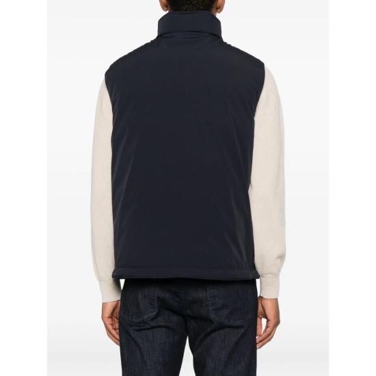 25FW 브루넬로 쿠치넬리 베스트 MV4061776 CQZ29 BLUE - BRUNELLO CUCINELLI