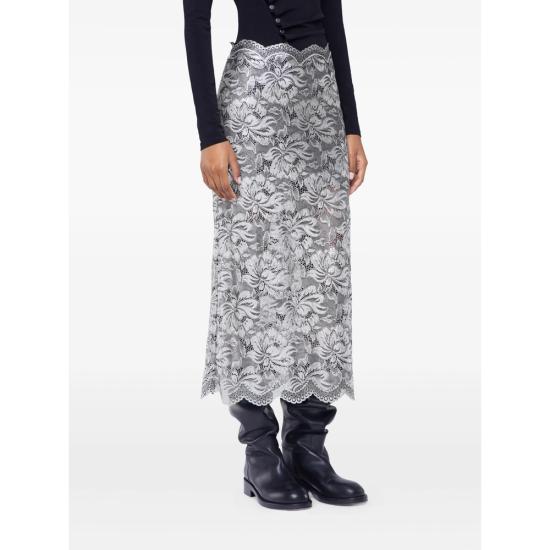 25FW 파코라반 스커트 25AJJU598 PA0244 V912 GREY - PACO RABANNE