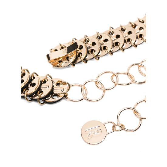 25FW 파코라반 레귤러 벨트 25AAA0200 CLF258 M027 GOLD BLACK - PACO RABANNE