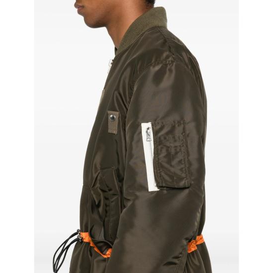 25FW 사카이 봄버 자켓 25 03785M 531 GREEN - SACAI