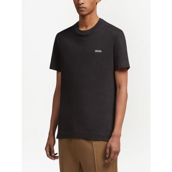 25FW 에르메네질도제냐 탑 RE7360A5 B760 K09 BLACK - ERMENEGILDO ZEGNA