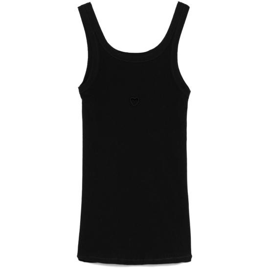 25FW 베이스레인지 민소매 티셔츠 TOHT RB HEART BLACK