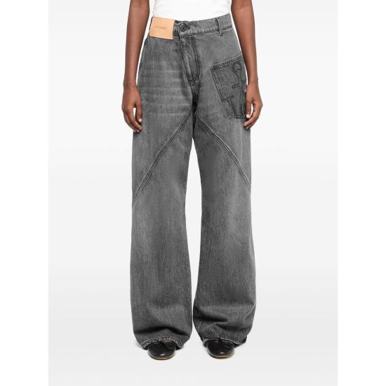 25FW JW앤더슨 트위스트 워크웨어 진 DT0102 PG1745 929 GREY - JW ANDERSON