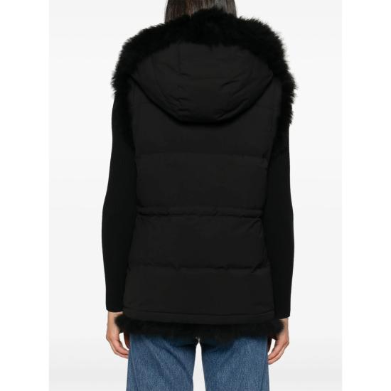 24FW 이브살로몬 베스트 25WKG60069K05X C99 BLACK - YVES SALOMON