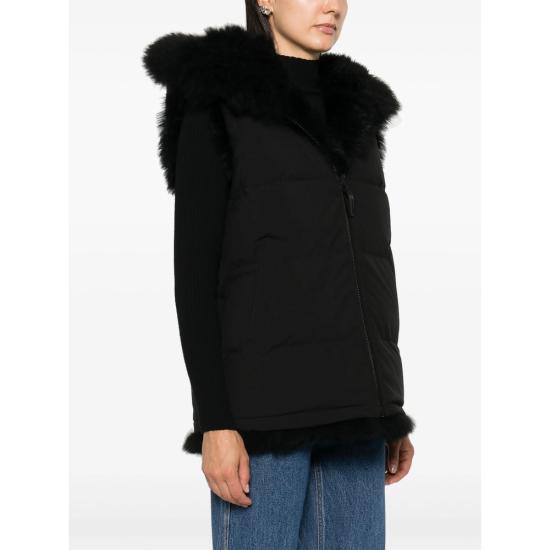 24FW 이브살로몬 베스트 25WKG60069K05X C99 BLACK - YVES SALOMON