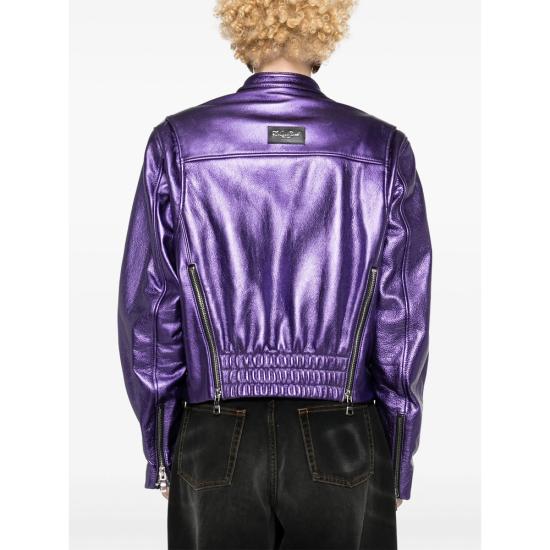 24FW 라콴 스미스 봄버 자켓 LSS24O 007 GRAPE PURPLE - LAQUAN SMITH