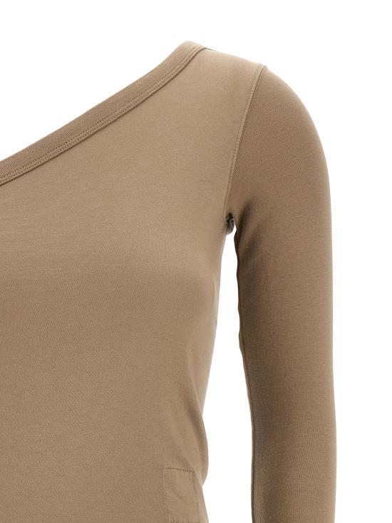 25FW 다크쉐도우 긴팔 티셔츠 DS02E7216RN88 Beige - DRKSHDW