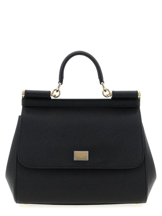 26FW 돌체앤가바나 라지 시실리 핸드백 BB6002B100180999 Black