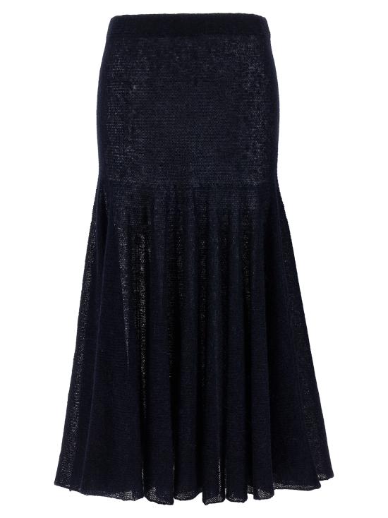 25FW 마그다뷰트림 숏 스커트 288725NAVY Blue