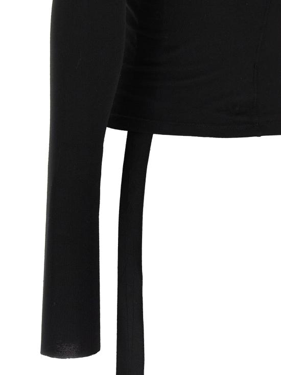 25FW 다크쉐도우 긴팔 티셔츠 DS02E7216RN09 Black - DRKSHDW