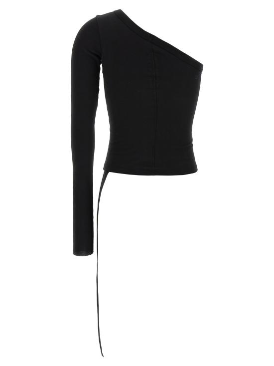 25FW 다크쉐도우 긴팔 티셔츠 DS02E7216RN09 Black - DRKSHDW