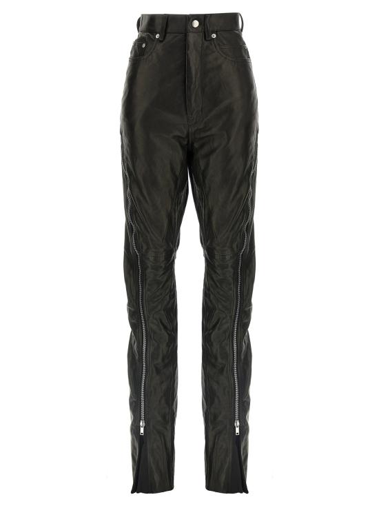 25FW 릭 오웬스 스트레이트 팬츠 RP02E4360LNV09 Black