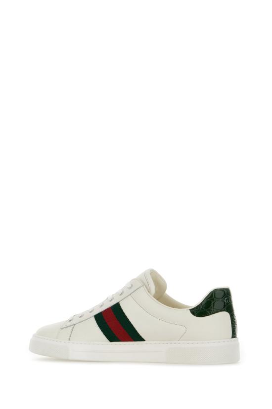 26SS 구찌 웹 스니커즈 757943AACAG 9055 GR WHI VRV GREEN ACE - GUCCI