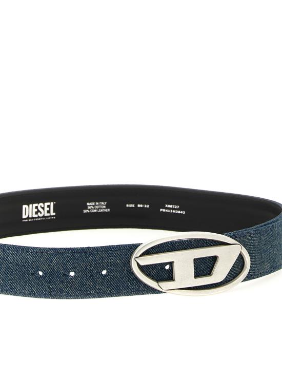 25FW 디젤 벨트 X08727PR413H3843 Blue - DIESEL