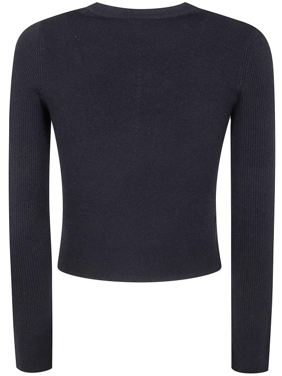 25FW 디젤 M-발라리 오발 D 립 니트 비스코스 블렌드 탑  A15328 0DLAX 9XX BLACK - DIESEL