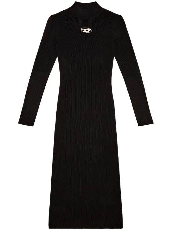 25FW 디젤 롱 원피스 A14186 0DLAX 9XX BLACK