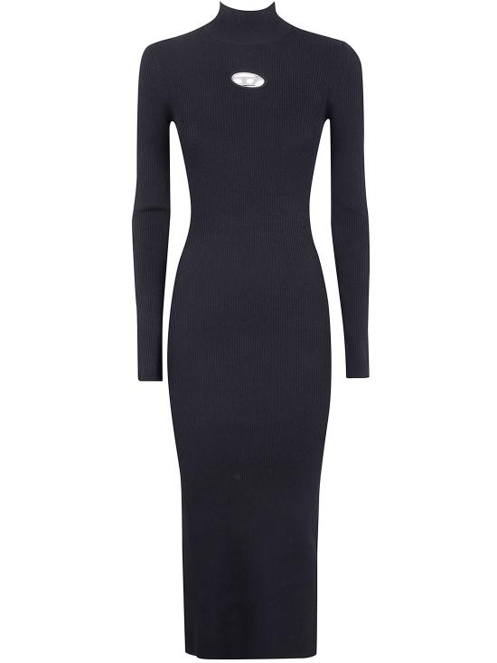 25FW 디젤 롱 원피스 A14186 0DLAX 9XX BLACK - DIESEL