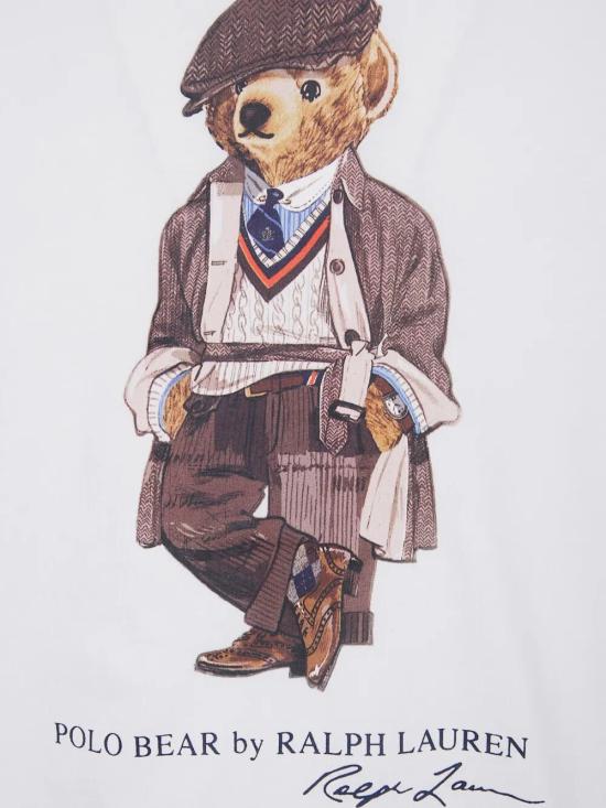 25FW 폴로 랄프로렌 탑 710 P00 085 001 DECKWASH WITHE HRTG BEAR - POLO RALPH LAUREN