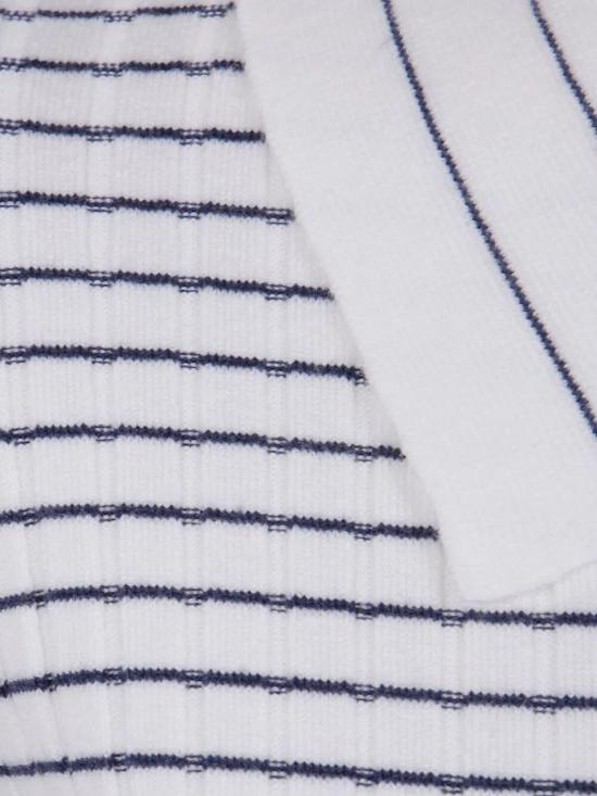 25FW 엠포리오 아르마니 가디건 EW001261 AF18758 M0002 WHITE BLUE - EMPORIO ARMANI