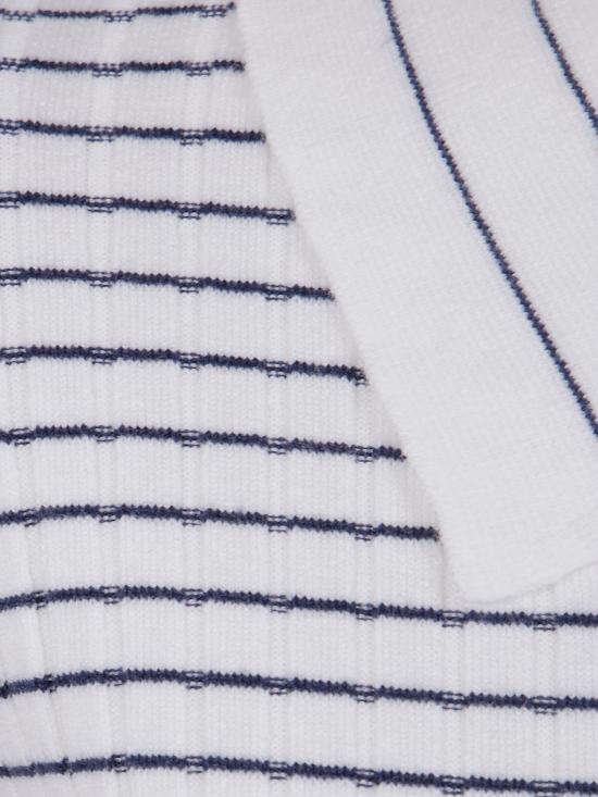 25FW 엠포리오 아르마니 가디건 EW001261 AF18758 M0002 WHITE BLUE - EMPORIO ARMANI