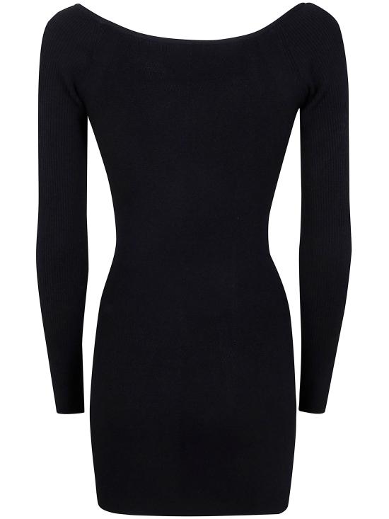 25FW 디젤 M-VERA 엠 베라 오프숄더 숏 원피스 A14188 0DLAX 9XX BLACK - DIESEL