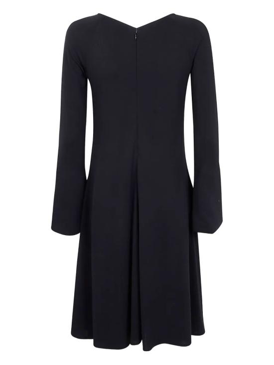 25FW 엠포리오 아르마니 미디 원피스 EW002006 AF16066 UC001 BLACK - EMPORIO ARMANI