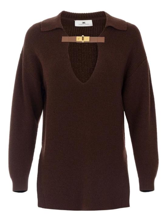 25FW 엘리자베타프랜치 스웨터 MK06S56E2 EA3 COFFE - ELISABETTA FRANCHI