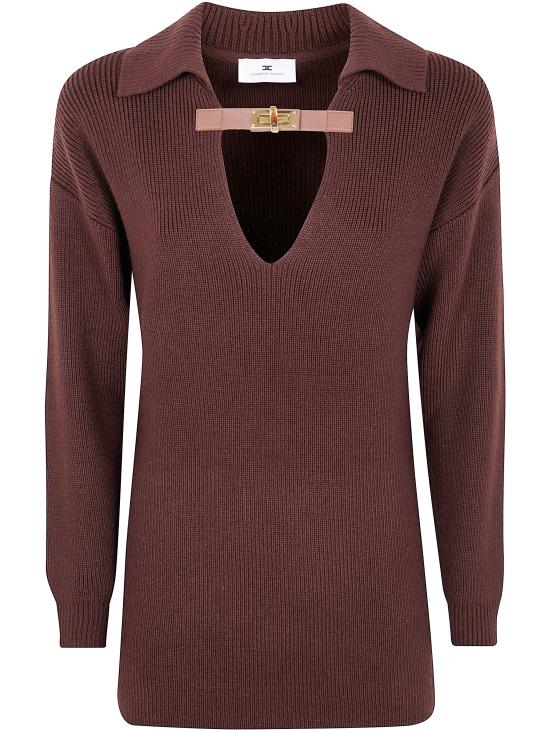 25FW 엘리자베타프랜치 스웨터 MK06S56E2 EA3 COFFE - ELISABETTA FRANCHI