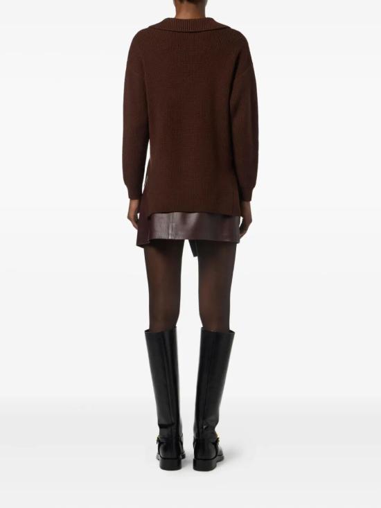 25FW 엘리자베타프랜치 스웨터 MK06S56E2 EA3 COFFE - ELISABETTA FRANCHI