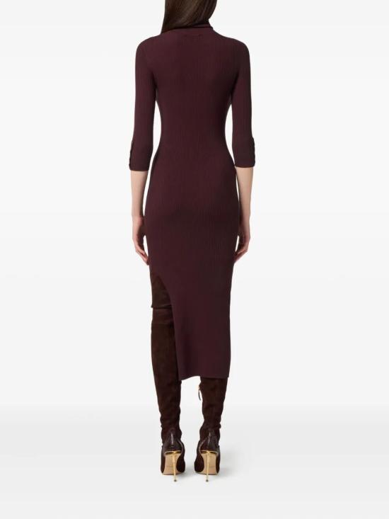 25FW 엘리자베타프랜치 롱 원피스 AM23B56E2 EA4 MERLOT - ELISABETTA FRANCHI