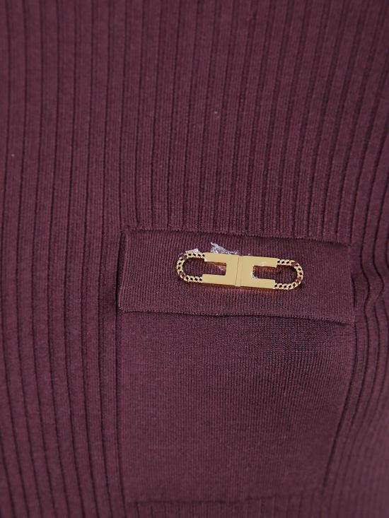 25FW 엘리자베타프랜치 롱 원피스 AM23B56E2 EA4 MERLOT - ELISABETTA FRANCHI