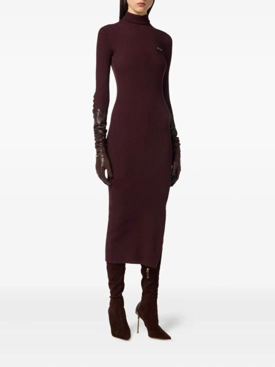 25FW 엘리자베타프랜치 롱 원피스 AM23B56E2 EA4 MERLOT - ELISABETTA FRANCHI