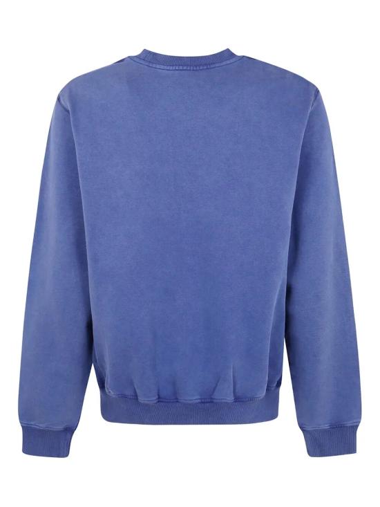 25FW 카사블랑카 긴팔 티셔츠 MPF25 JTP 293 02 NAVY LOOPBACK - CASABLANCA