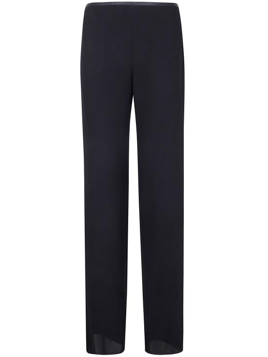 25FW 엠포리오 아르마니 스트레이트 팬츠 EW001145 AF17481 UC001 BLACK