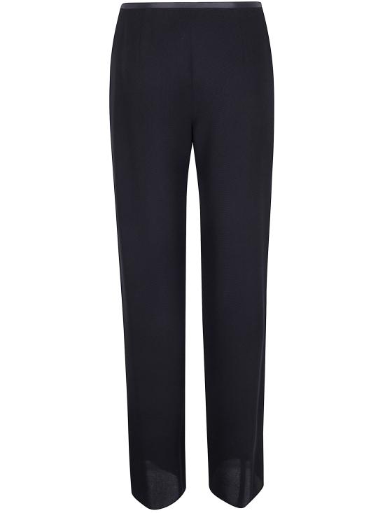 25FW 엠포리오 아르마니 스트레이트 팬츠 EW001145 AF17481 UC001 BLACK - EMPORIO ARMANI