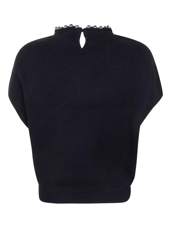 25FW 엠포리오 아르마니 스웨터 EW002804 AF19917 UC001 BLACK - EMPORIO ARMANI