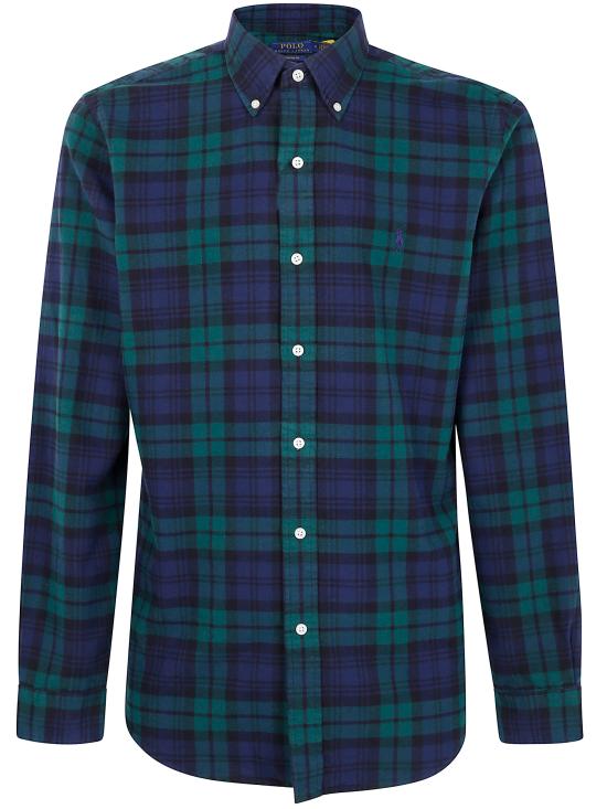 25FW 폴로 랄프로렌 긴팔 셔츠 710 953 891 001 NAVY GREEN MULTI