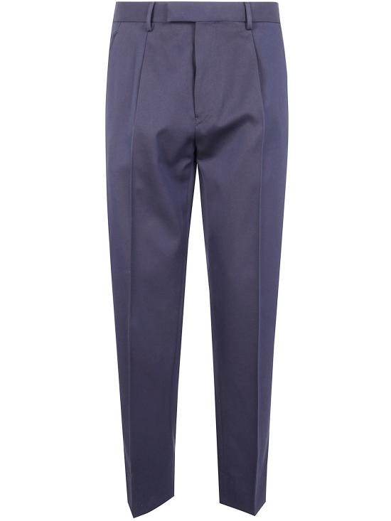 25FW 에르메네질도제냐 스트레이트 팬츠 UGI04A2 TP45 412 BLACK