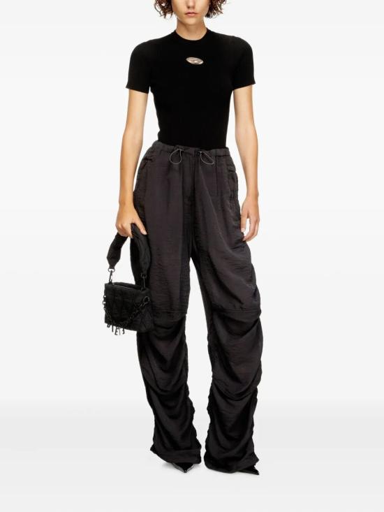 25FW 디젤 M 발라리 숏슬리브 점퍼  A19674 0DLAX 9XX BLACK - DIESEL