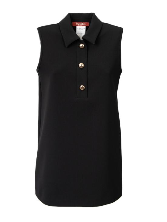 25FW 막스마라 스튜디오 민소매 티셔츠 GOLF001 Black