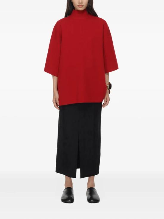 25FW 까르벵 스웨터 6252K21143CRIMSON Red - CARVEN